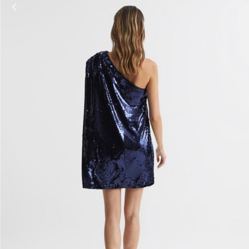 Reiss Mini Cape Dress - size 8 NWT